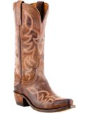 NV4008S54 Women's Lucchese Chocolate Sophia Snip Toe Cowboy Boot